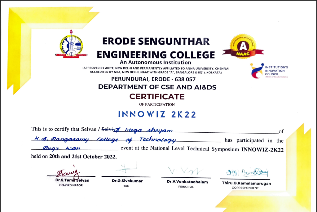 Code Buzz Certificate