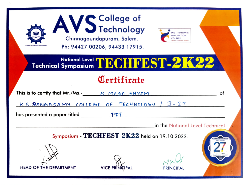 Presentation Mastery Certificate